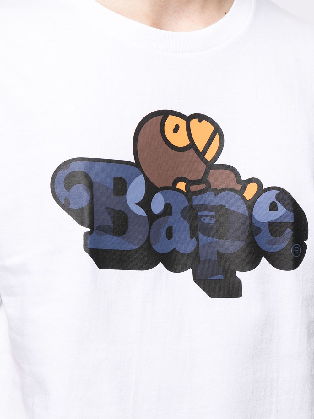 фото A bathing ape® футболка с логотипом