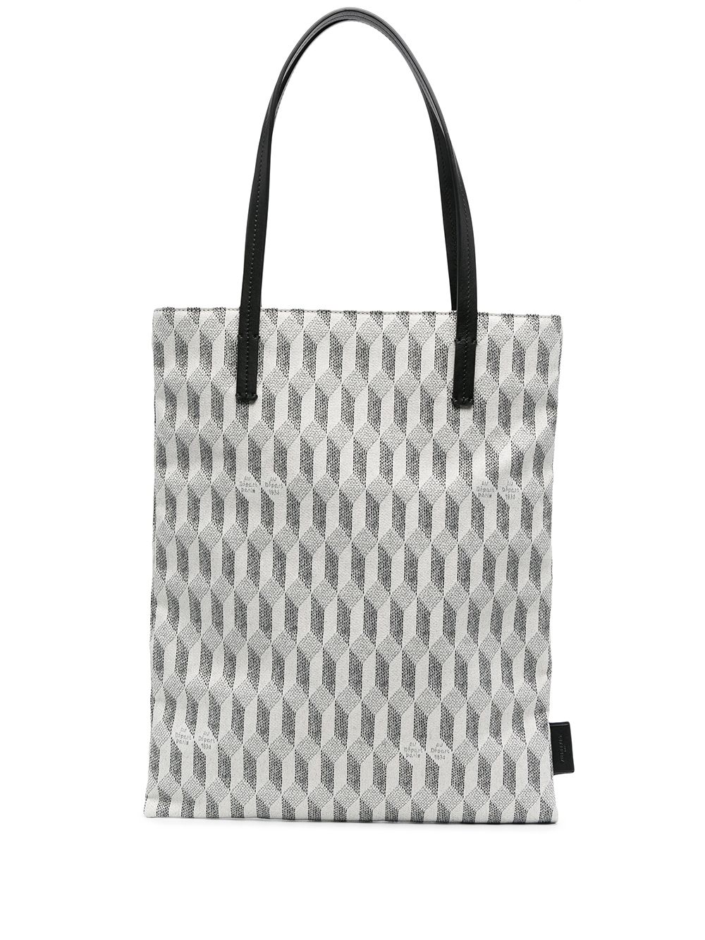 Au Départ geometric-pattern Tote Bag - Farfetch