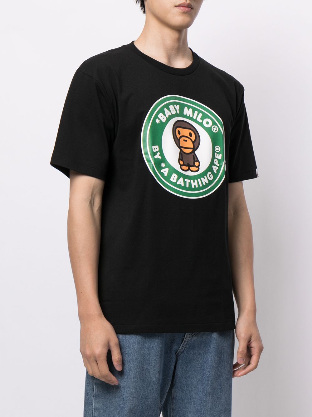 A BATHING APE® Baby Milo-print T-shirt - Farfetch