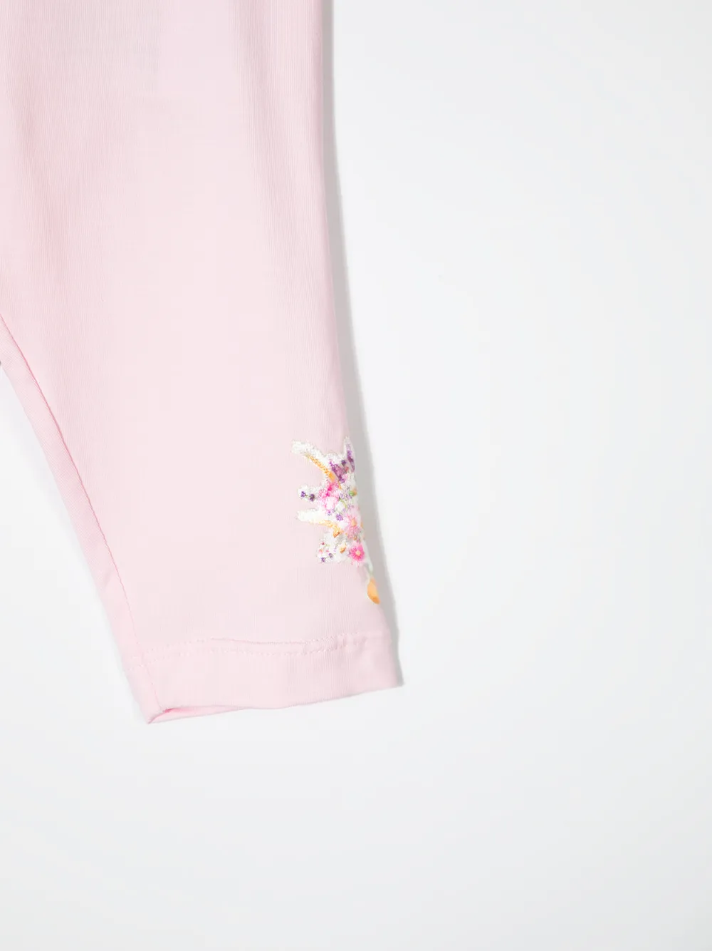 Monnalisa Leggings mit Blumenstickerei | Klassische Hosen | Image 3