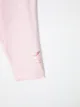 Monnalisa floral-embroidered leggings