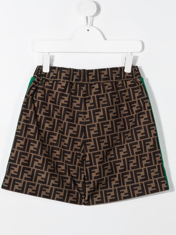 fendi print shorts