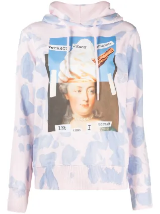 versace jeans couture zip moletom com capuz