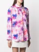 MSGM watercolour-print shirt