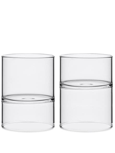 Fferrone Design Revolution rocks/martini glasses (set of 2)
