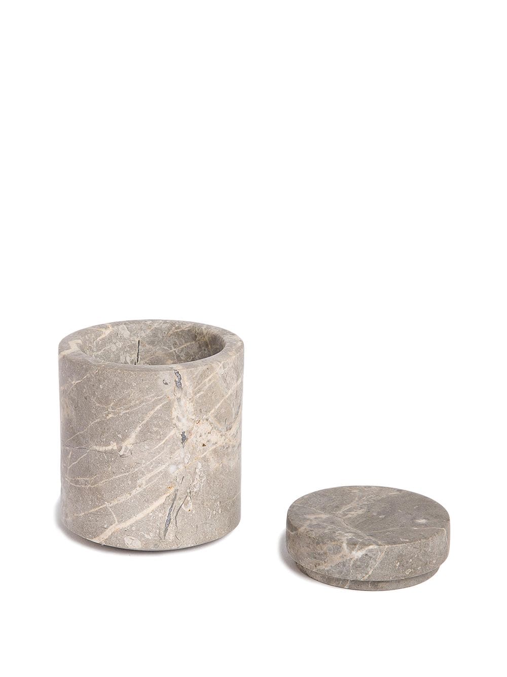 Shop Michaël Verheyden Small Cont Marble Container In Grey