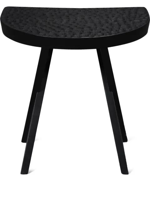 Zanat Touch half-moon wood stool