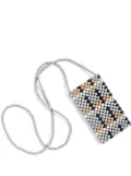 HAY Perla beaded phone holder - Blue