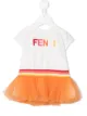 Imagen 1 de Fendi Kids vestido con ribete de tul