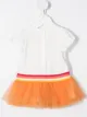 Imagen 2 de Fendi Kids vestido con ribete de tul