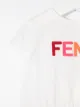 Fendi Kids vestido con ribete de tul