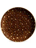 L'Objet leopard cake plate - Brown