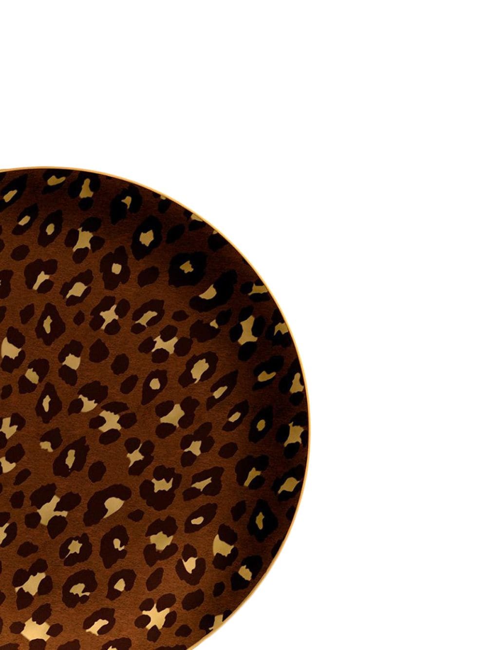 фото L'objet тарелка для торта с леопардовым принтом