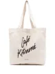 Image 1 of Maison Kitsuné logo print tote bag