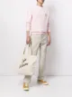 Image 2 of Maison Kitsuné logo print tote bag