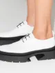 Jil Sander platform leather Derby shoes