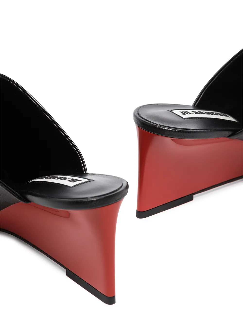 Image 2 of Jil Sander 75mm pointed-toe mules