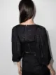 ROTATE Blusa Irina con maniche a palloncino