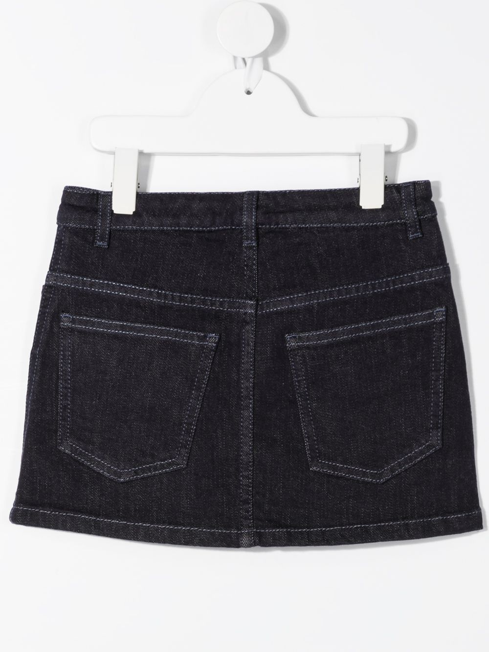 фото Fendi kids джинсовая юбка с логотипом ff