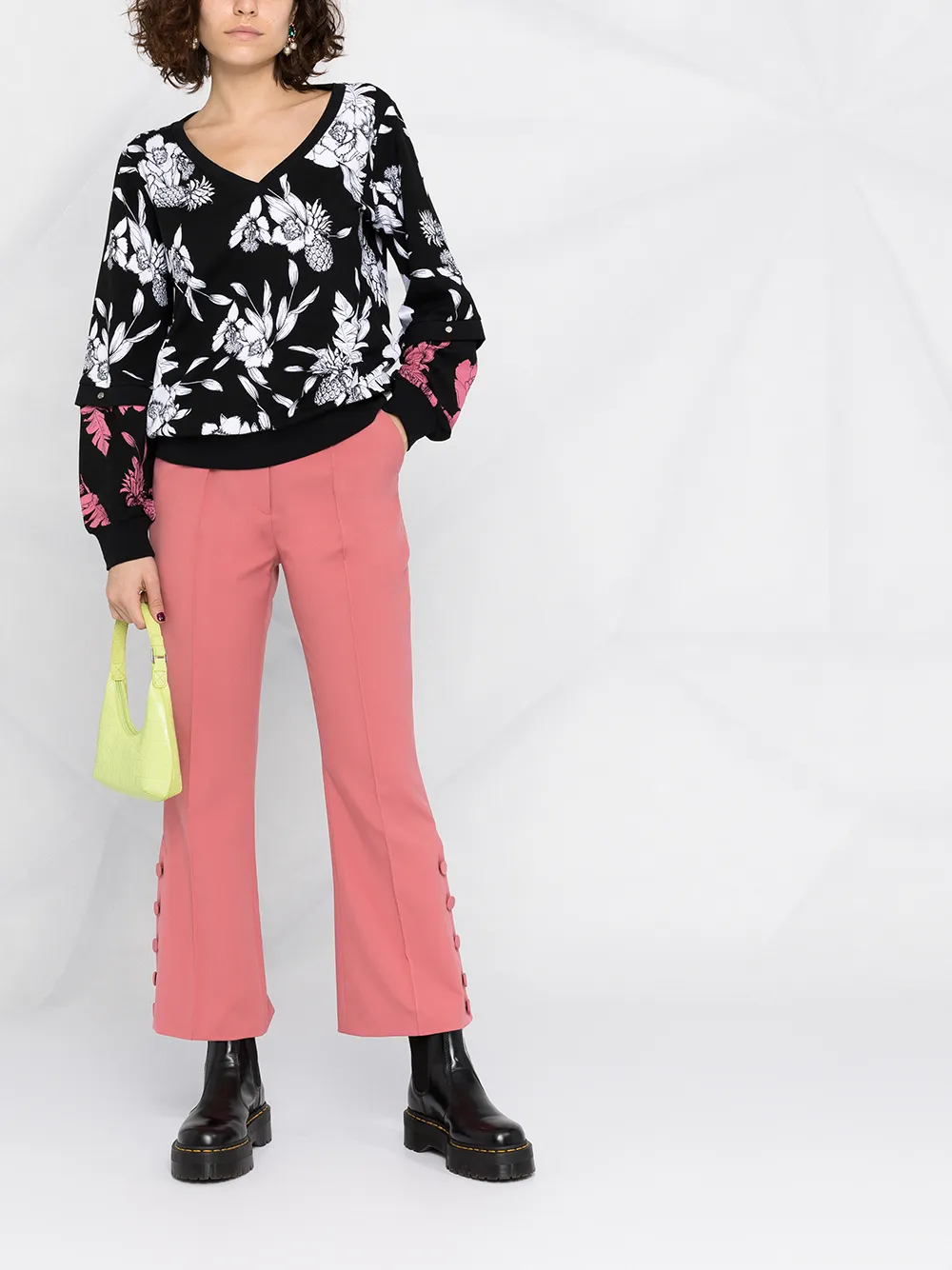 LIU JO Floral Print Sweatshirt - Farfetch