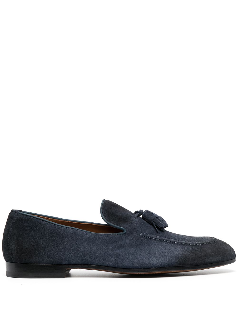 фото Doucal's suede tassel loafers