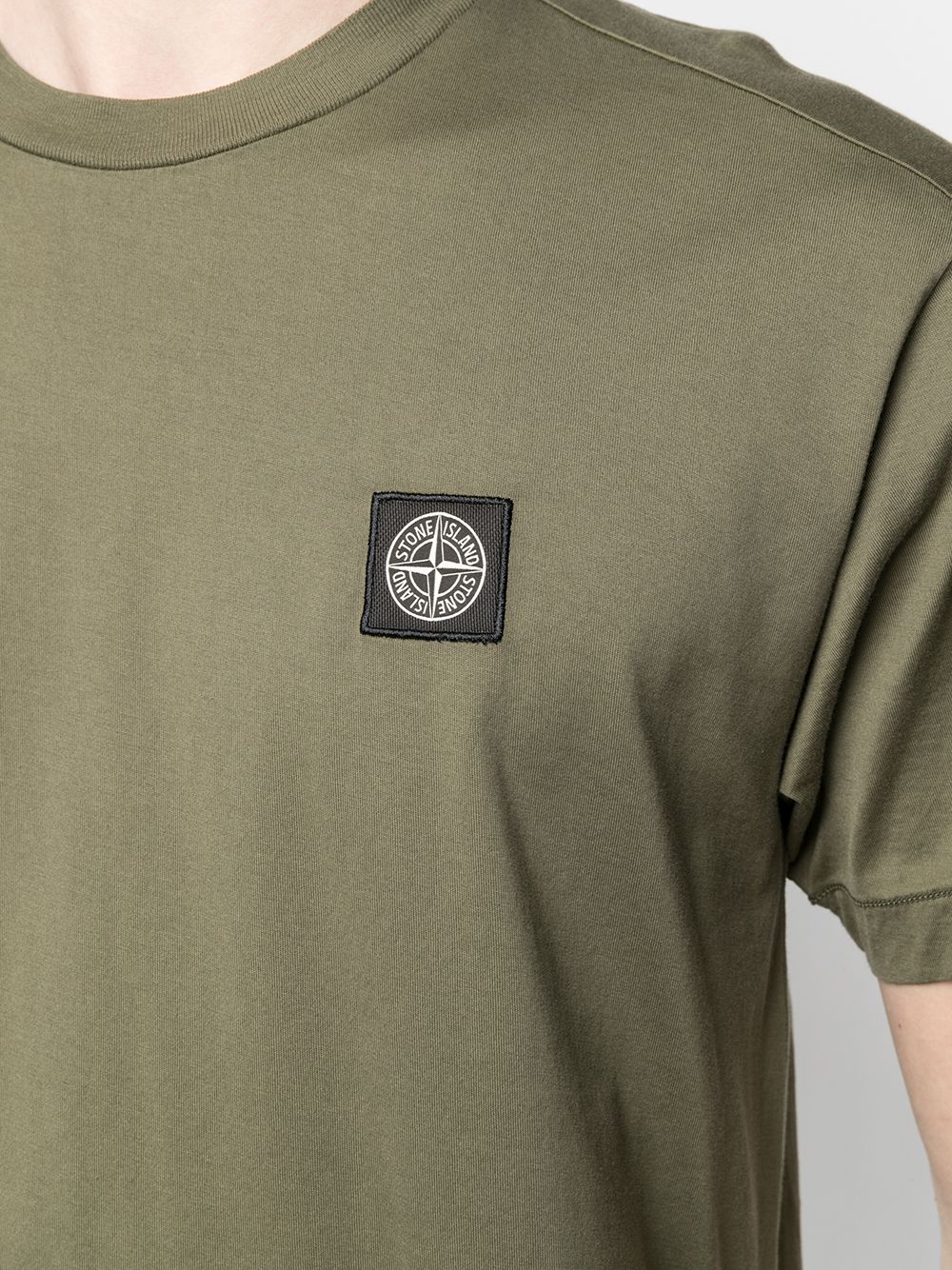 фото Stone island футболка с нашивкой-логотипом