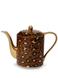 L'Objet leopard print tea pot - Brown