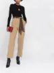 Image 2 of Saint Laurent silk belt pleated trousers
