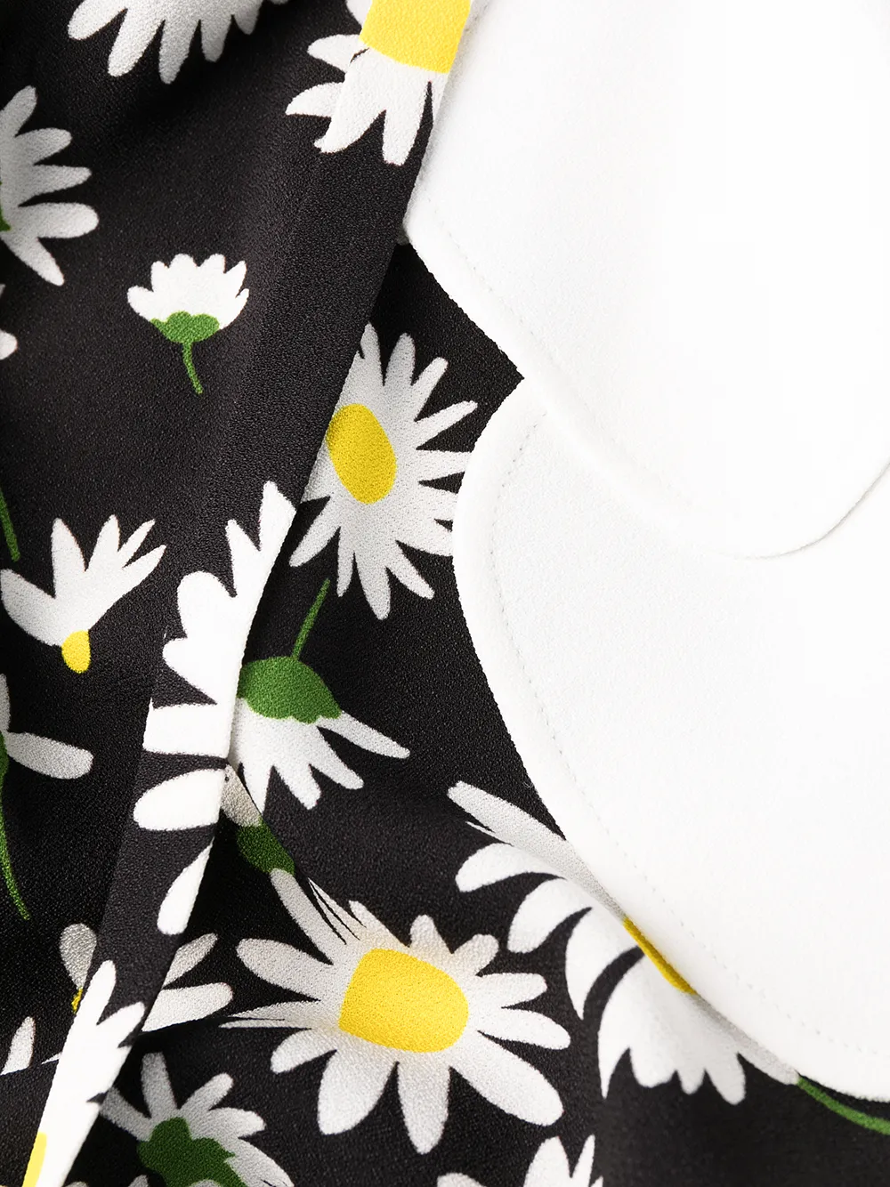 Saint Laurent Petal Collar Daisy Sablé Mini Dress - Farfetch