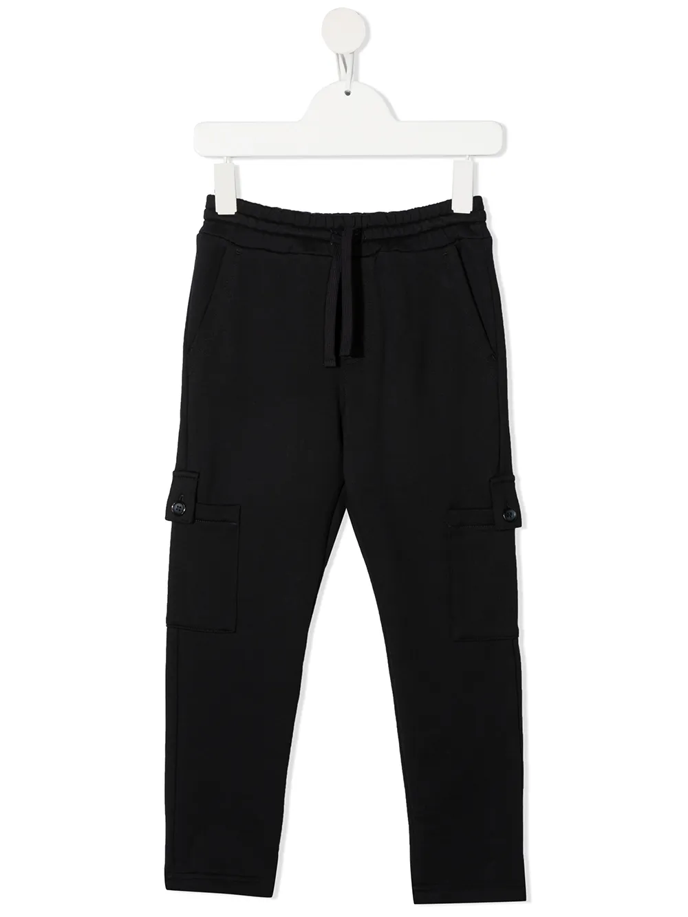 

Dolce & Gabbana Kids pantalones cargo con pretina elástica - Azul