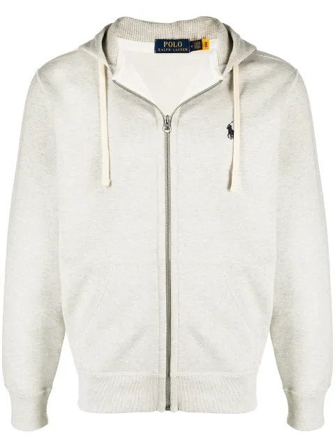 Polo Ralph Lauren Polo Pony embroidery zip-up hoodie