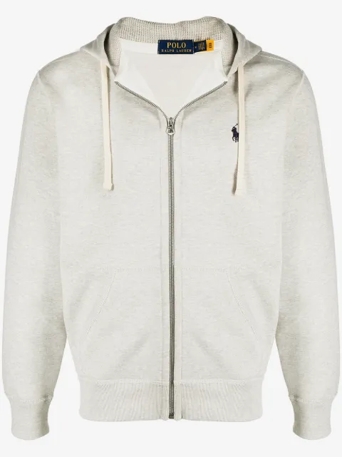 Polo Ralph Lauren Polo Pony embroidery zip-up hoodie