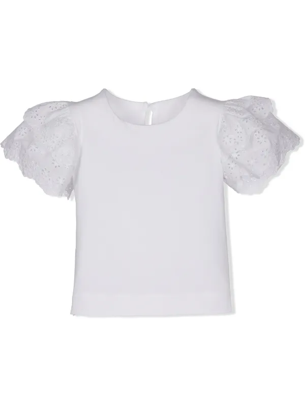 blusa de bordado ingles