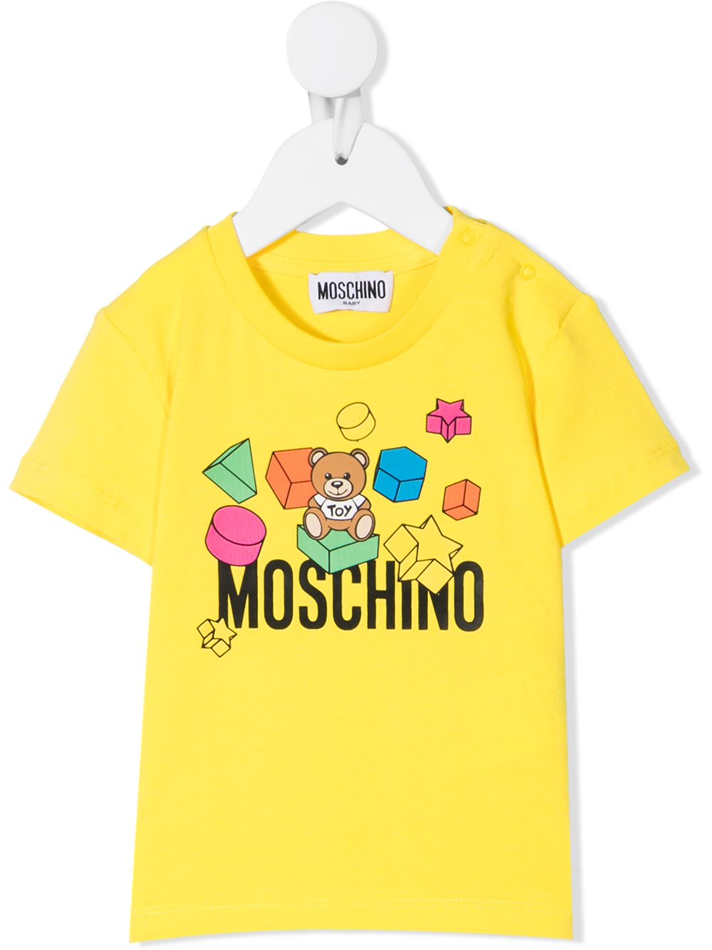 фото Moschino kids футболка с логотипом