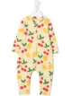 Image 1 of Mini Rodini lemon and cherries-print romper