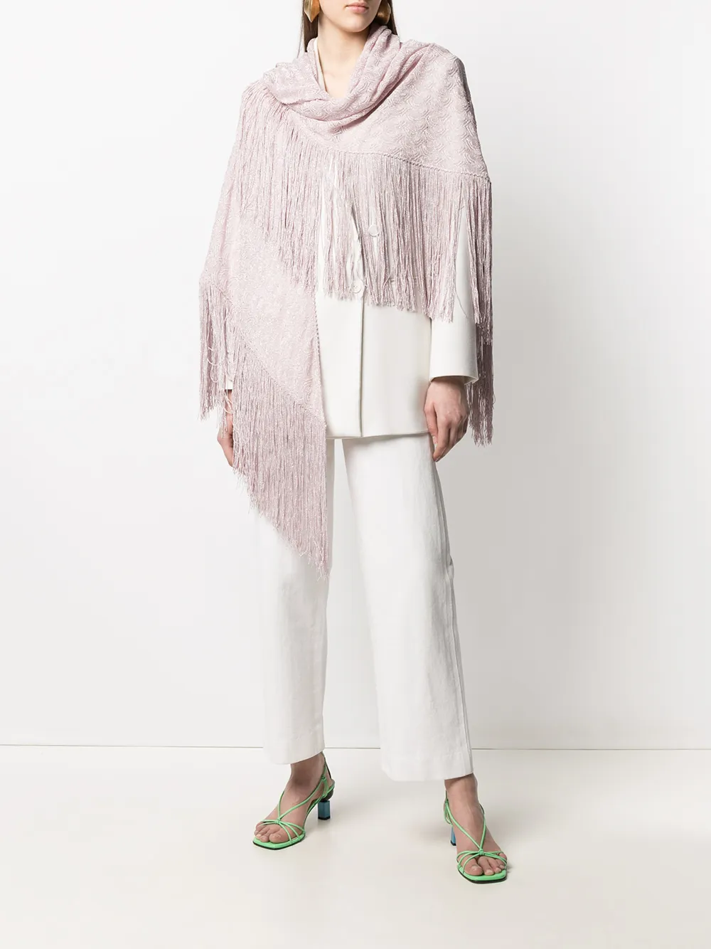 Image 2 of Missoni crochet knit tassel cover-up
