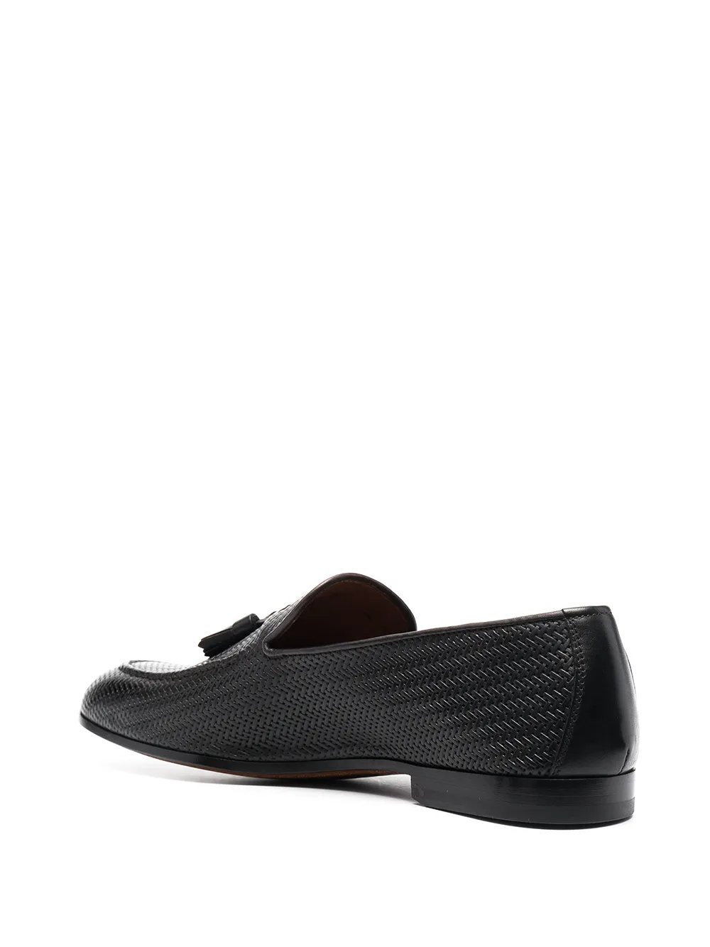 фото Doucal's woven-finish leather loafers