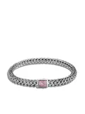 John Hardy Classic Chain 6.5mm reversible Icon tourmaline bracelet - Silver