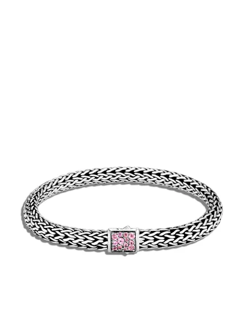 John Hardy Classic Chain 6.5mm reversible Icon tourmaline bracelet