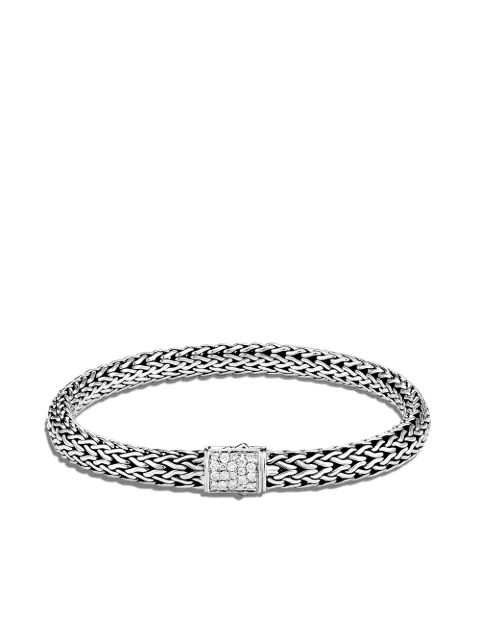 John Hardy silver small Classic Chain reversible 6.5mm bracelet