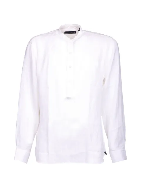 Lardini camisa con cuello mao