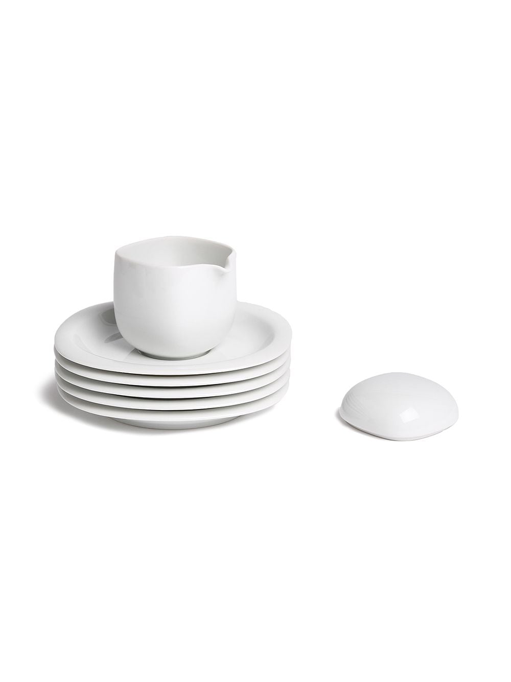 Shop Rosenthal Suomi 15-piece Porcelain Tea Set In Weiss