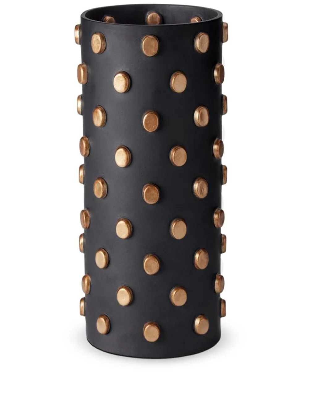 

L'Objet Teo large vase - Black