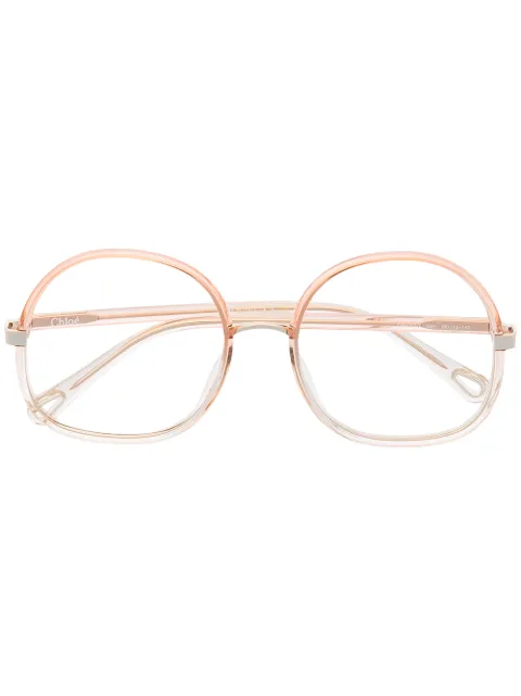 Chloé Eyewear transparent round frame glasses