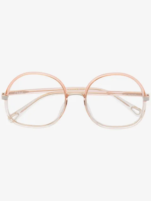 Chloé Eyewear transparent round frame glasses