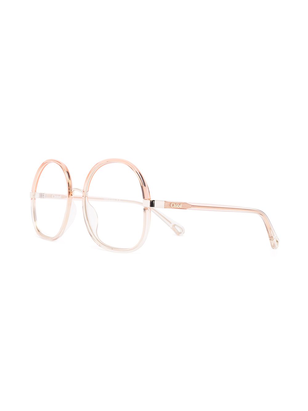 фото Chloé eyewear очки в прозрачной оправе