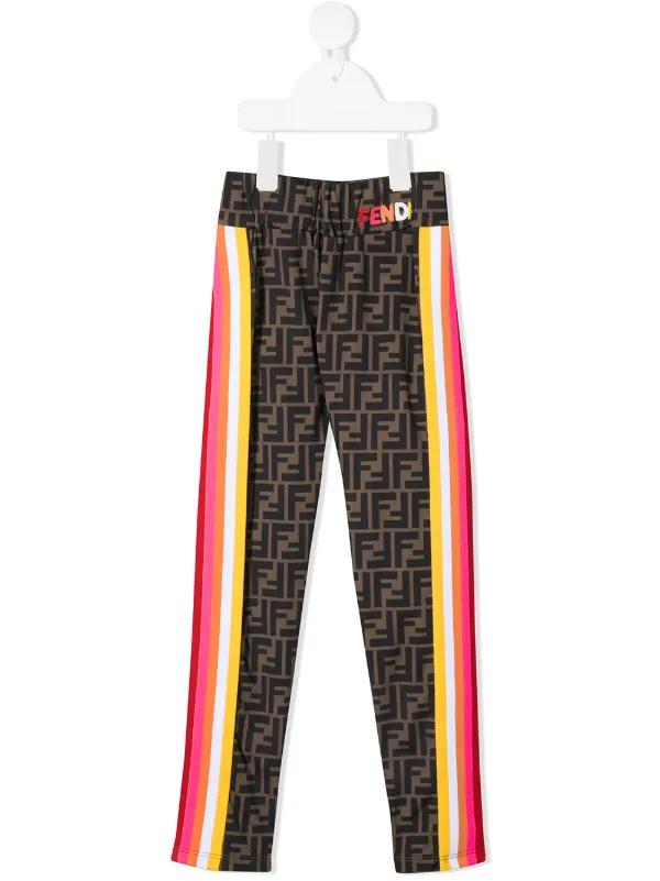 Fendi Kids ズッカ サイドストライプ トラックパンツ 通販 - FARFETCH