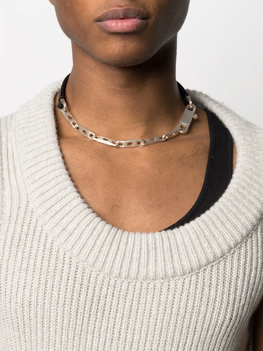 希望価格は73000円ですRick Owens CHAIN NECKLACE ネックレス　リックオウエンス