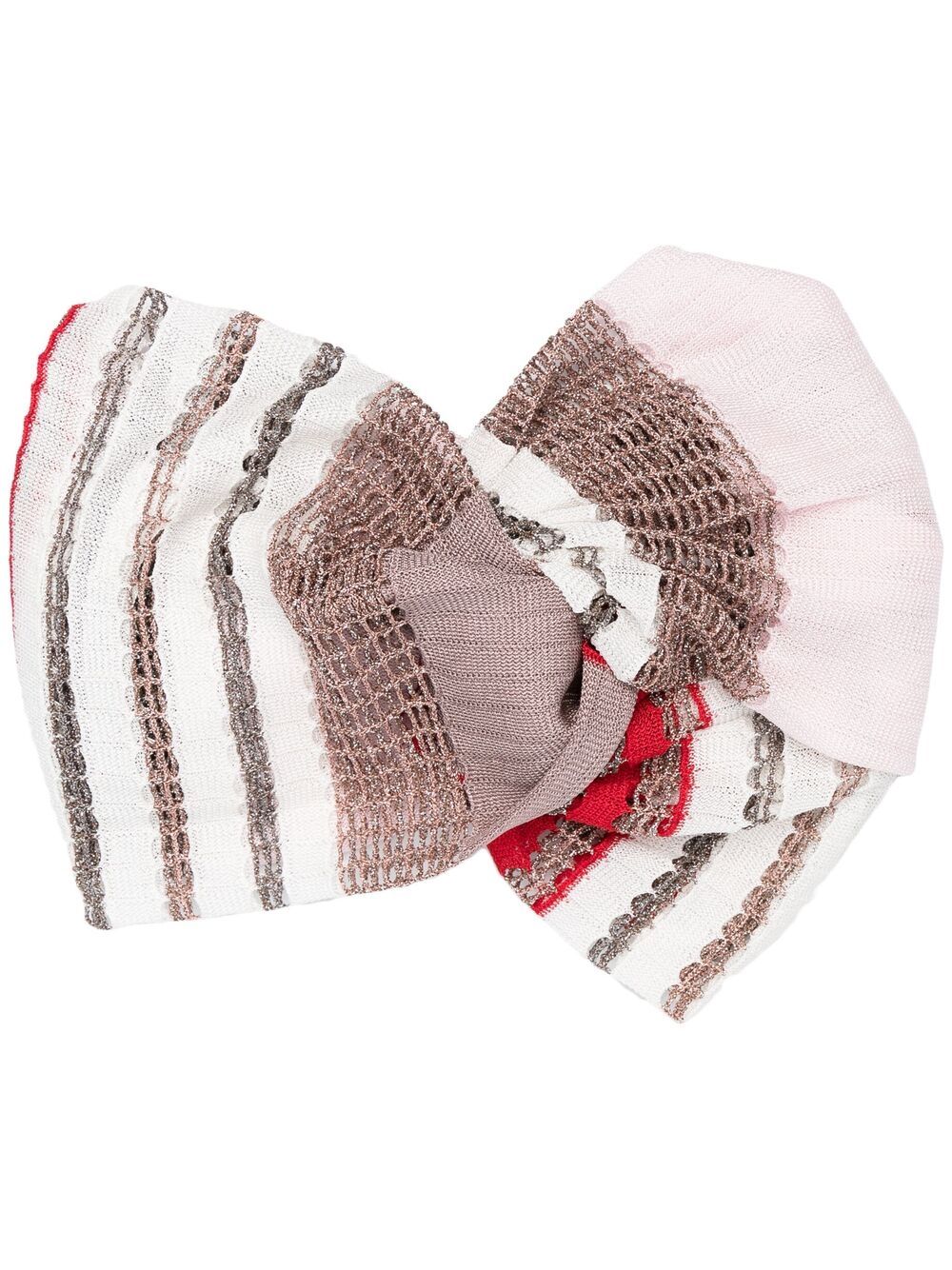 Missoni Embroidered Colour-block Hairband In Pink