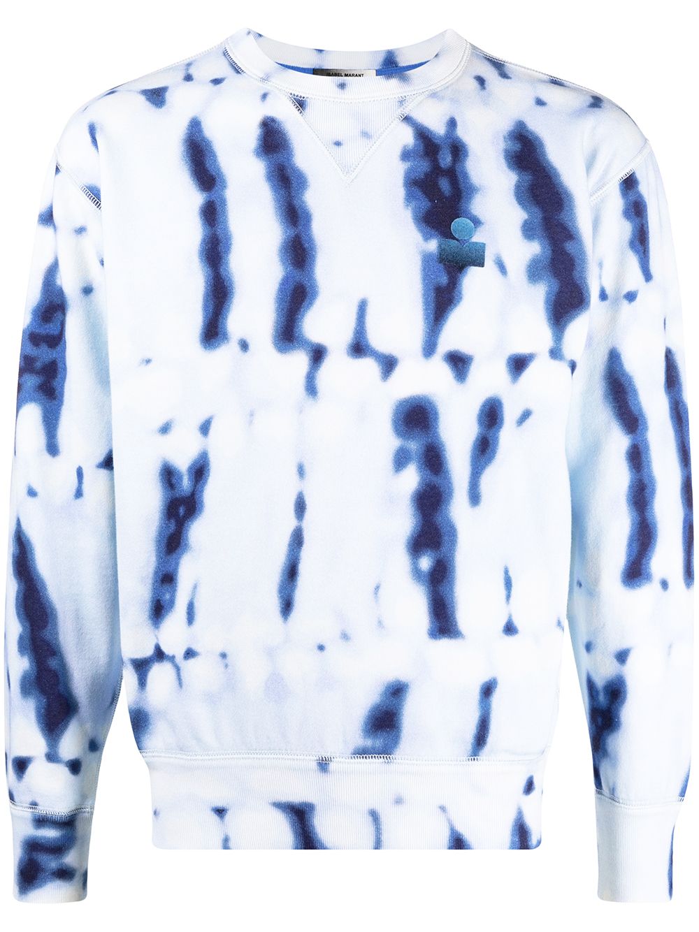 Shop Isabel Marant Tie-dye Sweatshirt In Blue